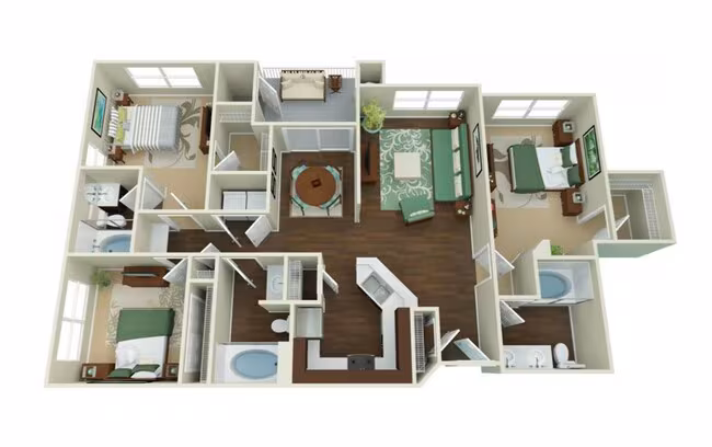 Residence 9 Upgraded 5205 floor plan